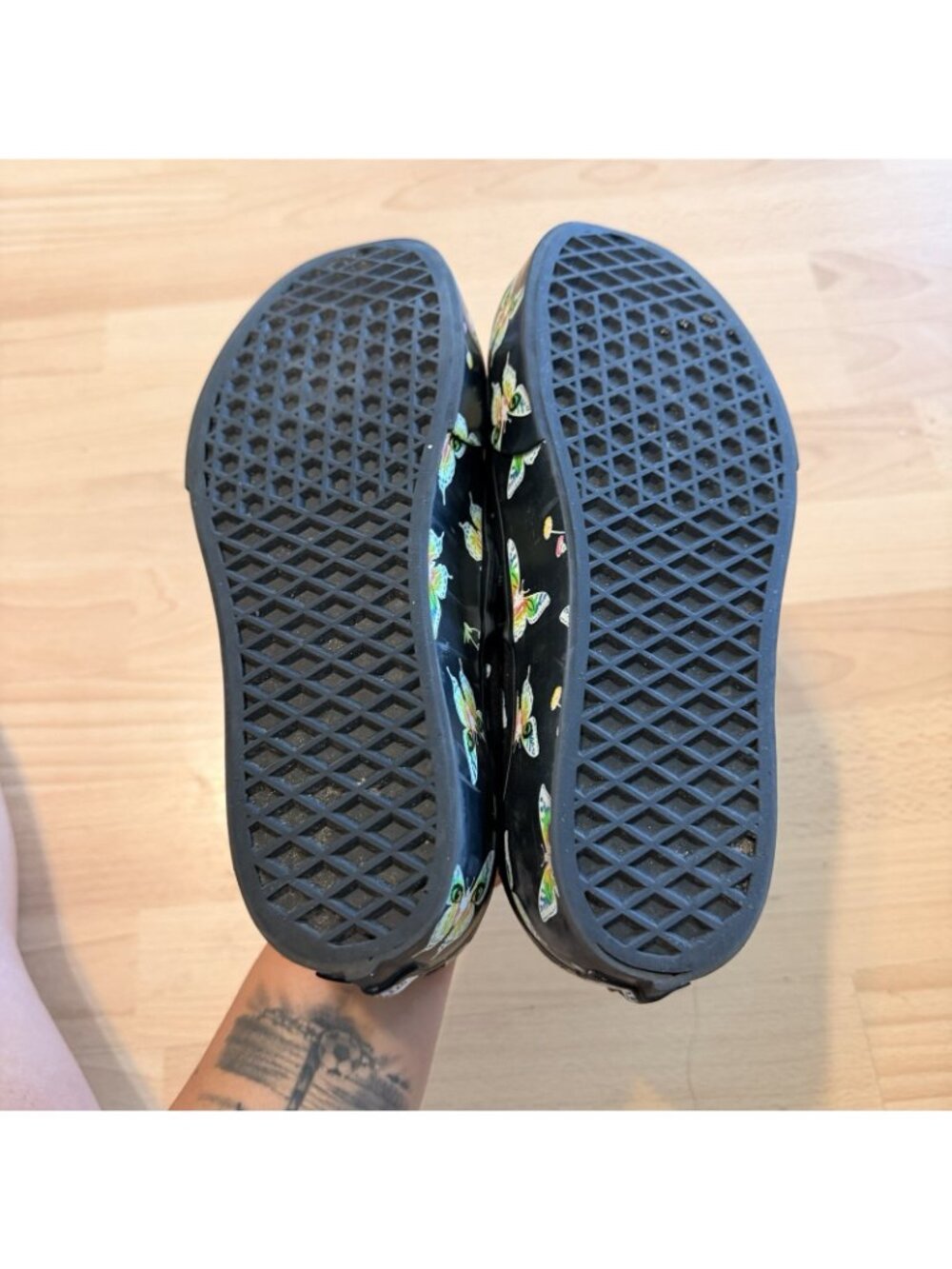 Vans Women's Authentic Stackform Morph Blackout Glow in the Dark Shoes Size 8 - Picture 8 of 10